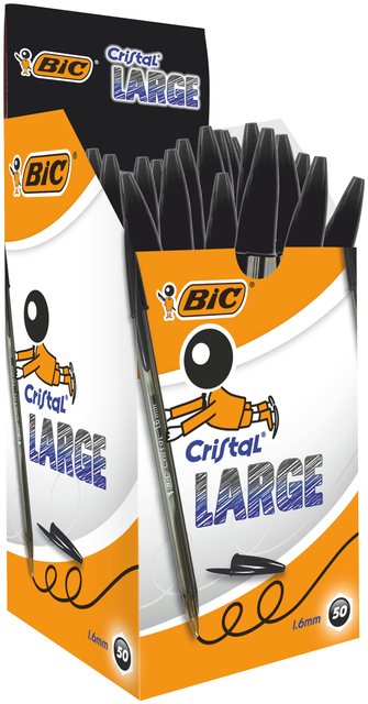 Stylo bille BIC Cristal Large noir