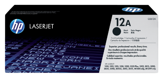 Cartouche toner HP Q2612A 12A noir