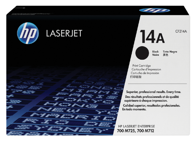 Cartouche toner HP CF214A 14A noir