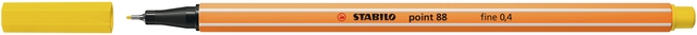 Fineliner STABILO point 88/24 Fin jaune citron