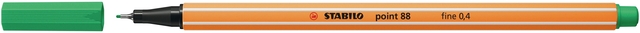 Fineliner STABILO point 88/16 Fin vert émeraude clair