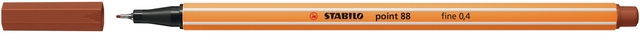 Fineliner STABILO point 88/38 Fin rouge sanguin