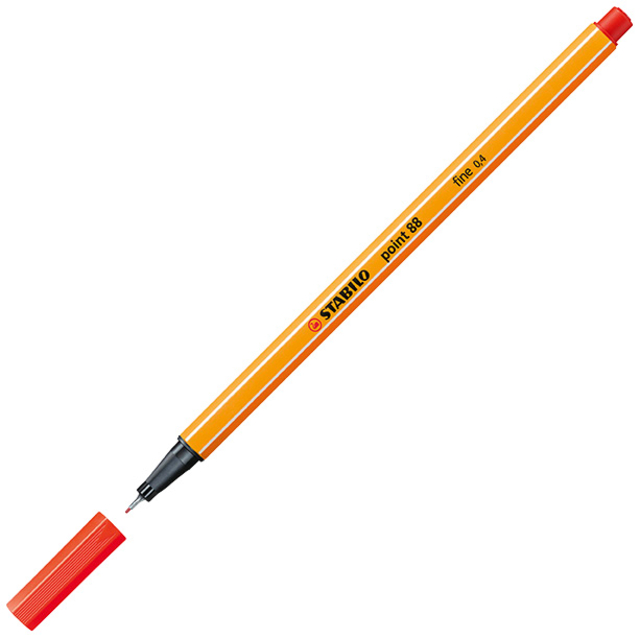 Fineliner STABILO point 88/48 rouge clair