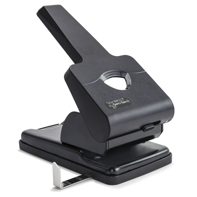 Perforator Rapesco Germ-Savvy Heavy Duty HD865-P antibacterieel 2-gaats zwart