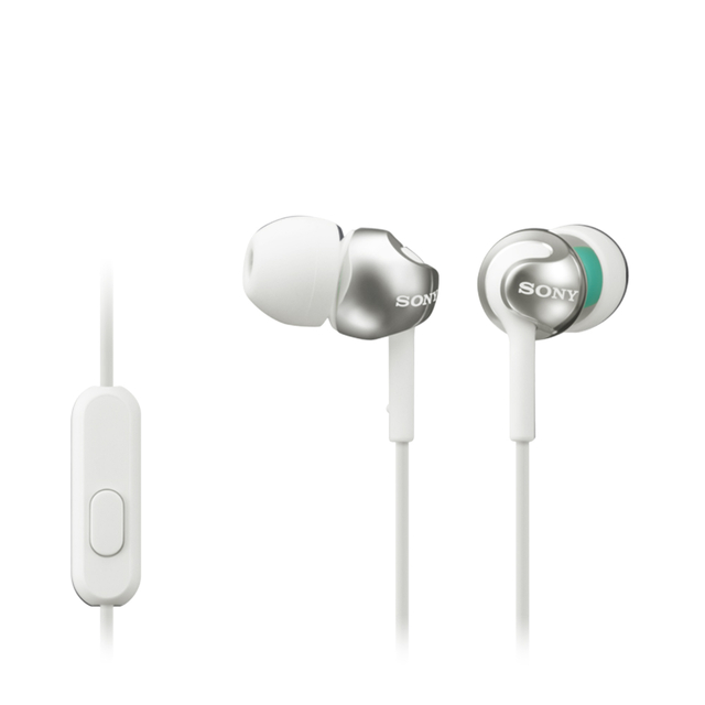 Ecouteurs Sony in-ear EX110 9mm inclus micro blanc