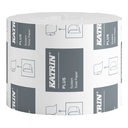 Papier toilette Katrin 66940 système Plus embouts 2 ép 96m blanc