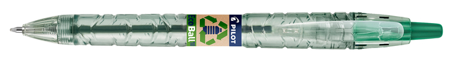 Stylo bille PILOT Begreen B2P EcoBall Medium vert