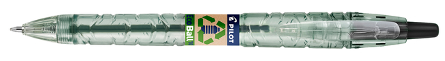 Stylo bille Pilot B2P Begreen Ecoball Medium noir