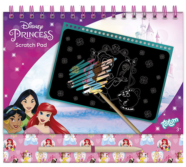 Knutselset Totum Disney Princess scratchbook