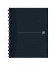 Spiraalblok Oxford Origin A4+ lijn 140 pagina's 90gr zwart