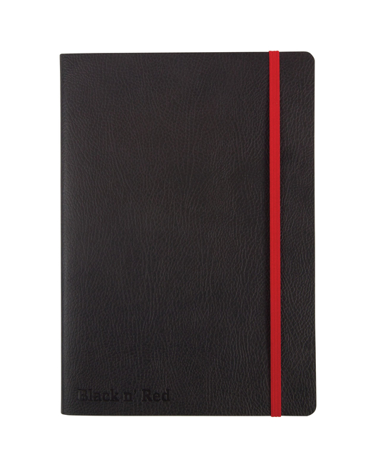 Carnet de notes Oxford Black n'' Red A5 Business Journal 72 feuilles ligné