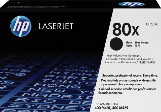 Cartouche toner HP CF280X 80X noir