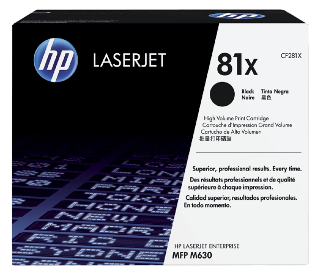 Cartouche toner HP CF281X 81X noir