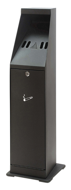 Cendrier sur colonne Vepa Bins noir 31043774