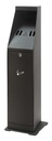 Cendrier sur colonne Vepa Bins noir 31043774
