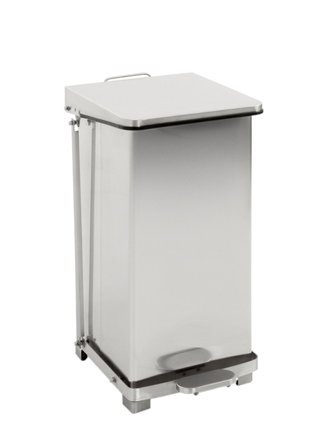 Poubelle à pédale Vepa Bins Industriel 45L inox mat