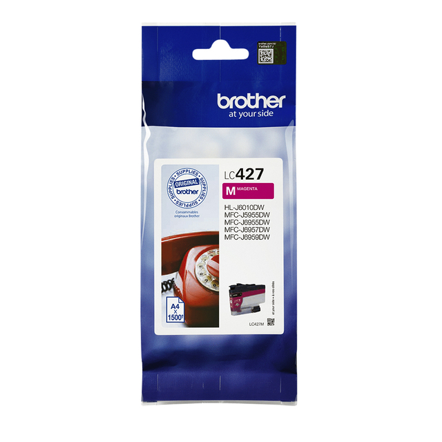 Cartouche d''encre Brother LC-427M rouge