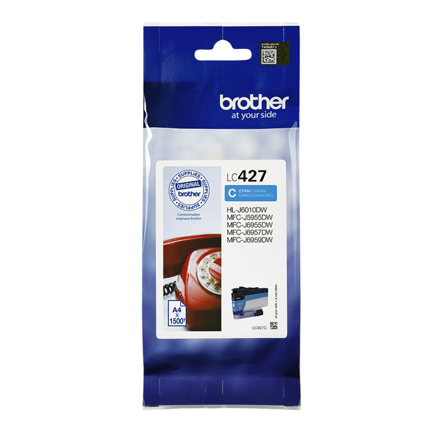 Cartouche d''encre Brother LC-427C bleu