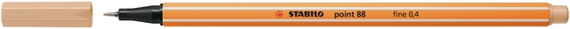 Fineliner STABILO point 88/86 Fin orange clair