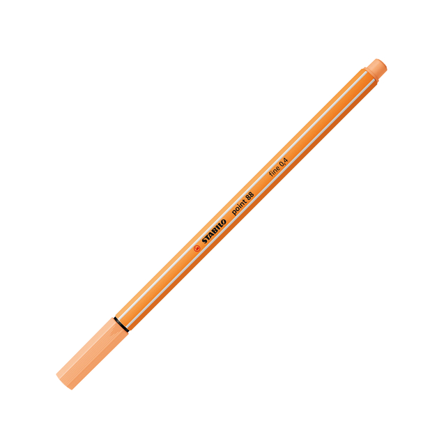 Fineliner STABILO point 88/25 Fin orange pastel