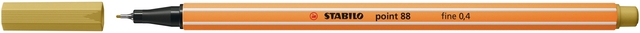 Fineliner STABILO point 88/66 fijn khaki