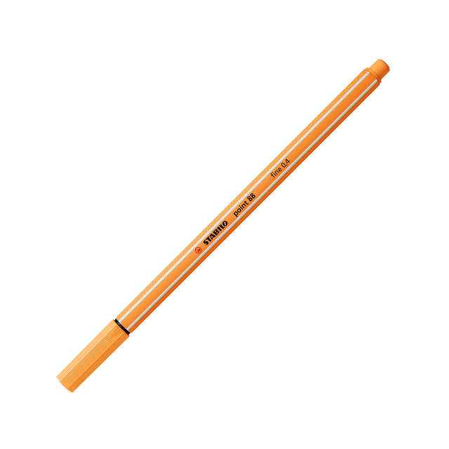 Fineliner STABILO point 88/85 Fin orange papaye