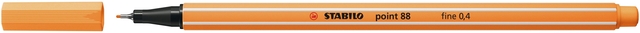 Fineliner STABILO point 88/85 Fin orange papaye