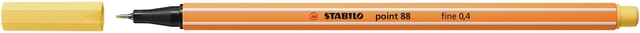 Fineliner STABILO point 88/23 Fin jaune clair