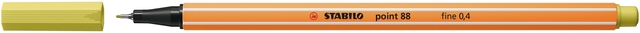 Fineliner STABILO point 88/67 fijn mosterd