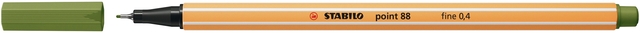 Fineliner STABILO point 88/35 Fin vert mousse