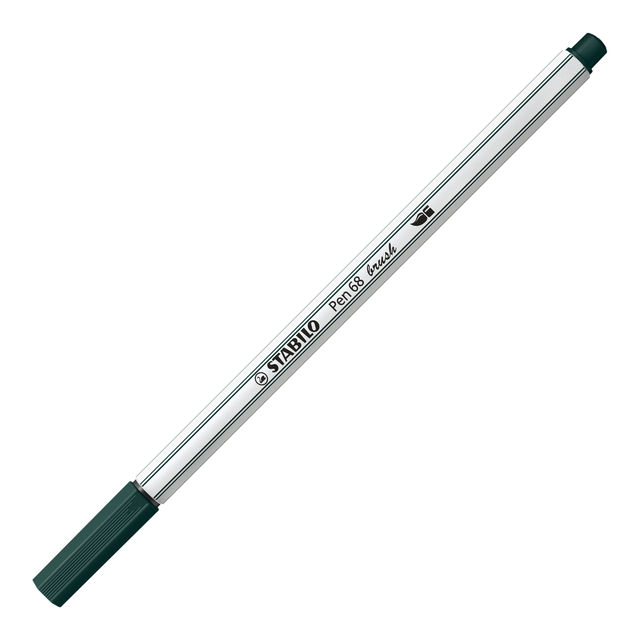 Feutre pinceau STABILO Pen 568/63 vert sapin