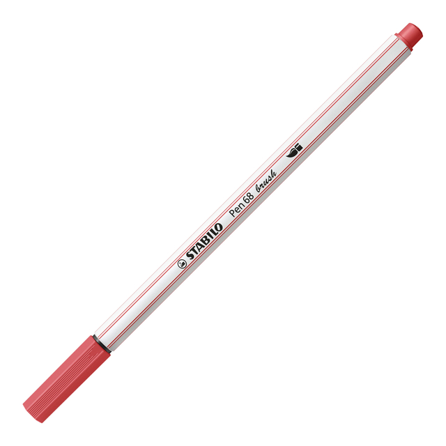 Feutre pinceau STABILO Pen 568/47 rouge terracotta