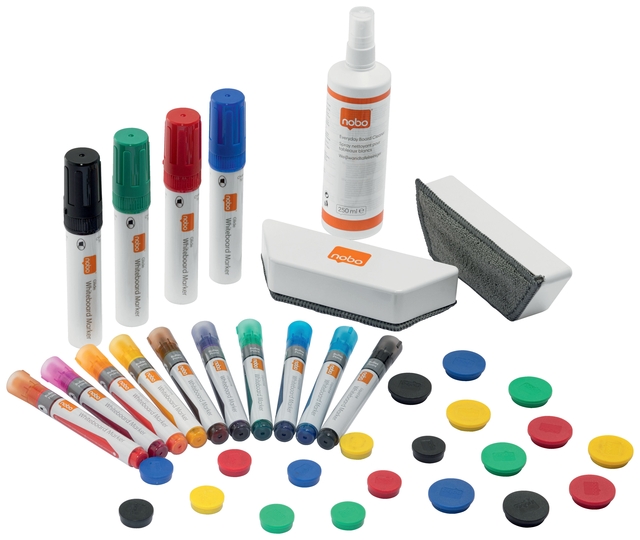 Whiteboard accessoire kit Nobo Move & Meet 37 stuks