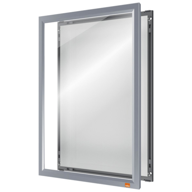 Porte-affiche clipsable Nobo Impression Pro A4 argent