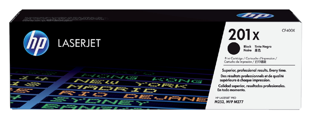 Cartouche toner HP CF400X 201X noir