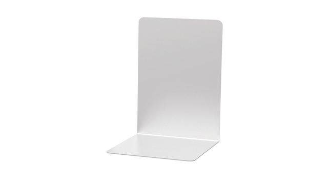 Serre-livres MAUL aluminium 16x15x21cm jeu 2 pièces argent