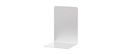 Serre-livres MAUL aluminium 12x12x17,5cm jeu 2 pièces argent