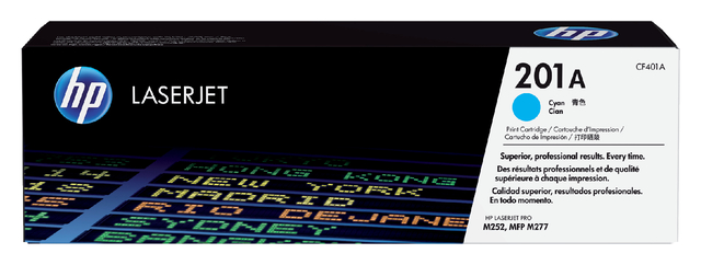 Cartouche toner HP CF401A 201A bleu