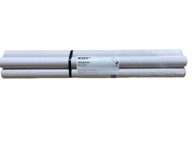 Tube d''expédition IEZZY A0 870x50mm blanc inclus embouts 5 pièces