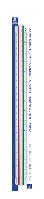 Règle à échelle de réduction Staedtler 561 300mm division DIN construction