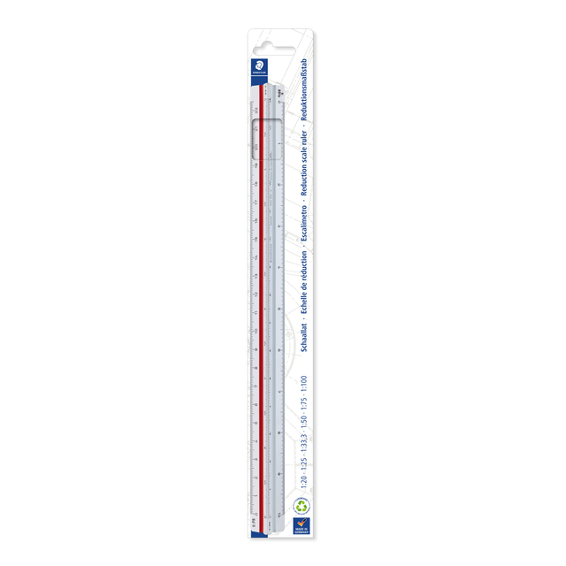 Règle à échelle de réduction Staedtler 561 300mm divison 2 training