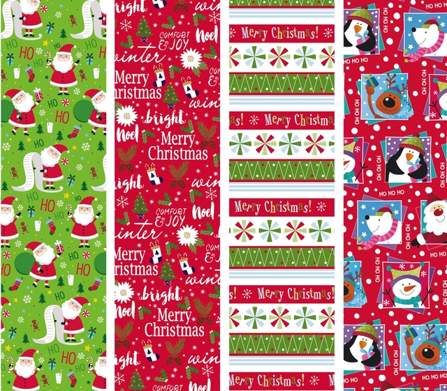 Papier cadeau Design Group Noël 300x100cm assorti