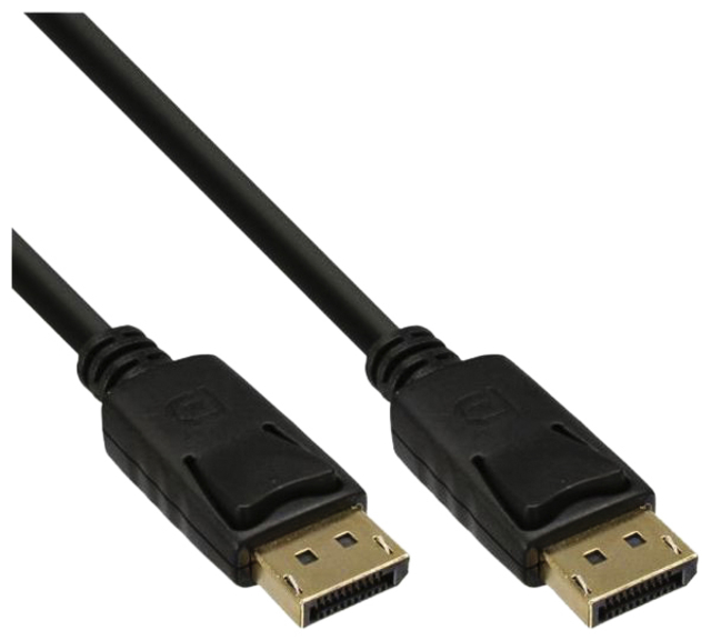 Kabel inLine displayport 4K60HZ M-M 3 meter zwart