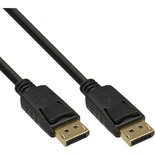 Kabel inLine displayport 4K60HZ M-M 1,5 meter zwart
