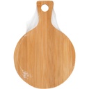Planche à découper Creativ Company bambou rond Ø 17cm longueur 24cm