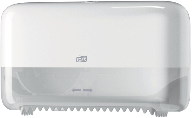 Distributeur papier toilette Tork T7 Elevation Optiserve 558040  sans mandrin Medium Duo blanc