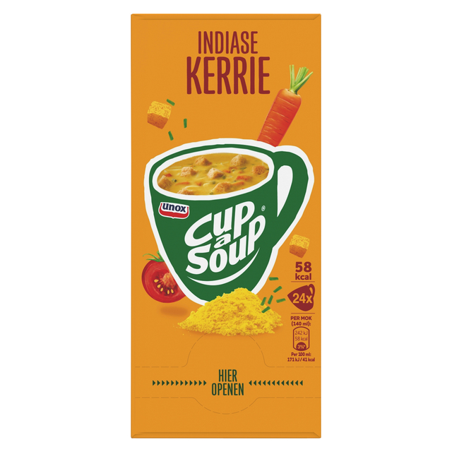 Cup-a-Soup Unox Indian Curry 24x 140ml