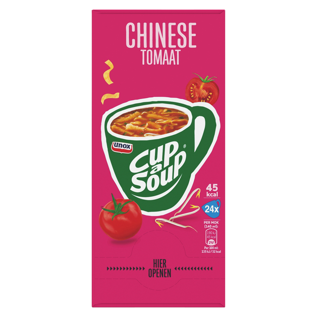 Cup-a-Soup Unox Chinese tomaat 24x140ml