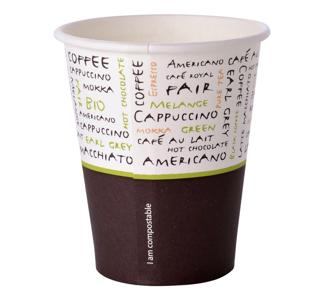 Gobelet Sensations 220ml Diamètre 80mm PLA carton 1000 pièces