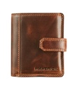 Porte-cartes Maverick The Original Compact RFID cuir marron